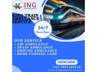 King makes sure you feel more secure during your travel in Kolkata in a train ambulance