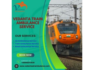 Book a hassle-free Vedanta Train Ambulance with the best medical services in Varanasi