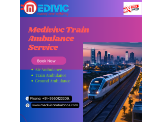 Medivic aviation the Transit Swiftly in Patna in its Train Ambulance