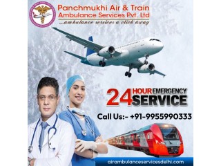 With Medical Crew Get Panchmukhi Air Ambulance in Mumbai