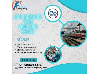 FALC Emergency Train Ambulance in Raipur, a top-class ICU for urgent situation transportation