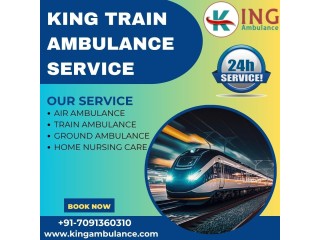 Book now Superlative Authentic King Train Ambulance Service in Chennai with Better Medical Staff