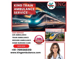 Choose King Train Ambulance service in Bangalore with Under Doctors Healthcare Team