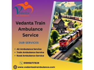 Vedanta Train Ambulance provides fast patient transfer in case of emergency