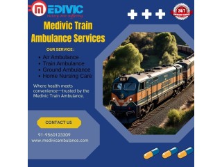 Medivic Train Ambulance in Mumbai ensures that every journey is comfortable and safe
