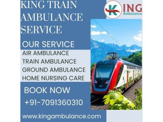Select king Train Ambulance Service in Patna to Quick Transfer Patient