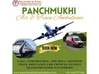 Panchmukhi Train Ambulance in Kolkata Endows the best medical transfer Privilege