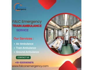 FALC Emergency Ambulance Services in Raipur with Advanced Life Support by Train