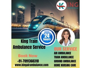 Select King Train Ambulance Service with good medical facility in Kolkata