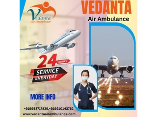 Hire the Lowest-Price Vedanta Air Ambulance Service in Dimapur with the Latest Medical Kit