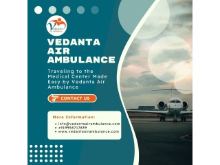 Spectacular Air Ambulance with Trusted Medical Care in Coimbatore via Vedanta