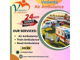 Get Vedanta Air Ambulance Service in Raipur with Advanced Medical Service at Lowest Charge