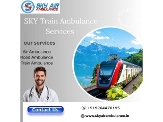 With its train ambulance, Sky offers a convenient means of transportation outside of Mumbai
