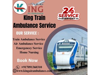 King Train Ambulance in Ranchi ensures that time efficiency is maintained during shifting