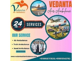 Vedanta Air Ambulance Service in Bhopal for Hassle-free Patient Transfer Service at Low Cost