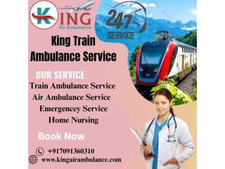 King Train Ambulance in Guwahati in Takes Responsibility with Confidence