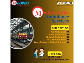 Medivic Train Ambulance in Patna assumes responsibility of transporting patients