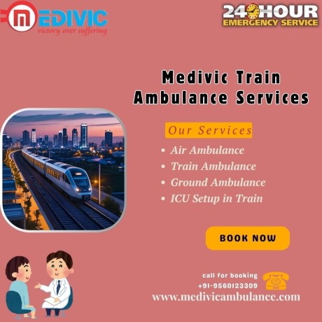 medivic-train-ambulance-in-bangalore-is-equipped-with-the-best-designed-coaches-and-a-certified-doctor-big-0