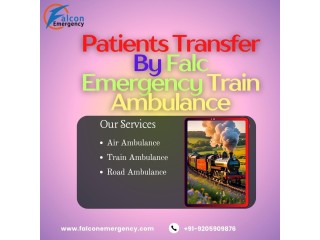 FALC Emergency supplies a safe shifting service for improved care in Raipur in its ambulance train