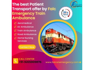 Falc Emergency Train Ambulance in Guwahati Offers Transition for Patients Across Cities