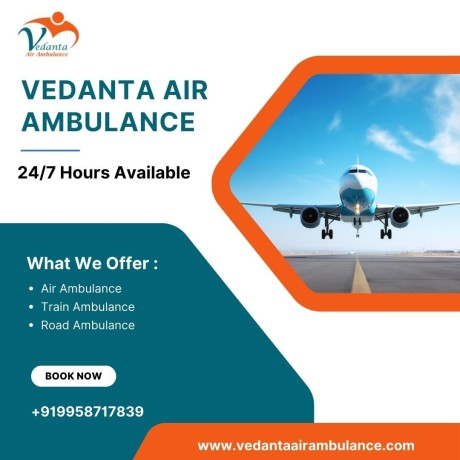 top-level-air-ambulance-with-expert-medical-crew-from-delhi-through-vedanta-big-0