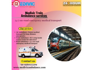 Medivic Train Ambulance provides 24-hour care for the sick during transit