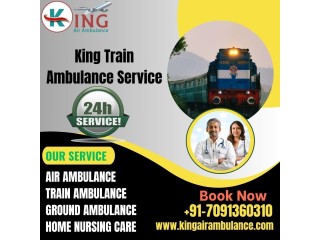 King Helping the Weak to Get Help on Time in Raipur in its Train Ambulance
