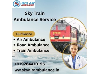 Choose sky Train Ambulance Services in bokaro for patient care