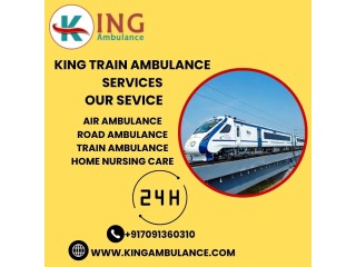 King Communicates Through Each Phase in  Nagapur in its Train Ambulance