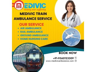 Choose Medivic Train Ambulance Service in Silchar to safely Transportation Your Critical Patient
