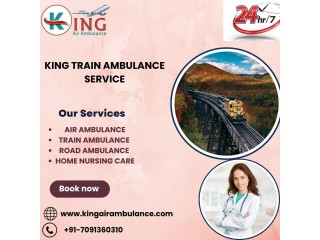 King Train Ambulance in Kolkata provides patients with a comfortable journey