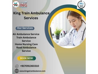 King provides round the clock patient care and safe transportation to the hospital through its train ambulance in Lucknow.