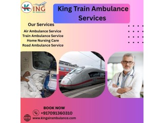 King manages the emergency transfer in Bhopal in a proper and efficient manner through its train ambulance.
