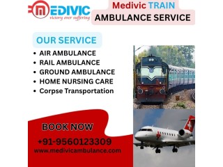 Select the Most Reliable and beneficial Medivic Train Ambulance Service in Lucknow