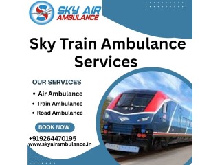 Choose Sky Train Ambulance Services in Gorakhpur to transport your injured patient comfortably.