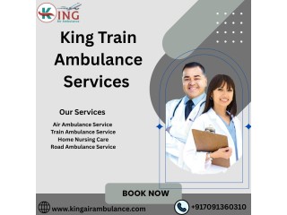 King Train Ambulance Services in Kolkata provide good facilities for transferring patients.