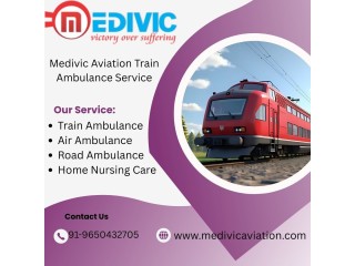 Medivic Aviation Train Ambulance in Patna Provides Risk-Free Transfer of Patients