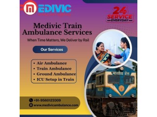 Medivic Train Ambulance in Patna allocates promptly and smooths transportation