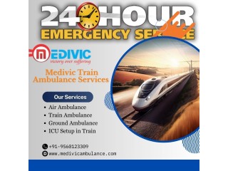 Medivic Train Ambulance in Ranchi provides a convenient way to get better medical help