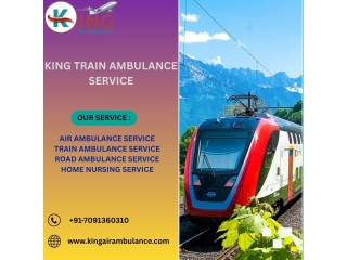 Book King Train Ambulance Service in Mumbai which gives life-care Medical Set-up