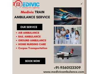 Select Risk-Free Medivic Train Ambulance with the Best Treatment for Your Patient in Allahabad
