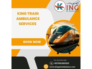 King Train Ambulance in Lucknow ensures all the comforts for the patients during the transfer.