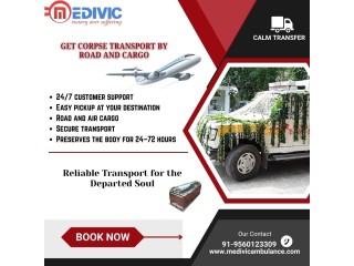Medivic offers Deceased Transit Setup for Long-Distance in Patna by Air Cargo