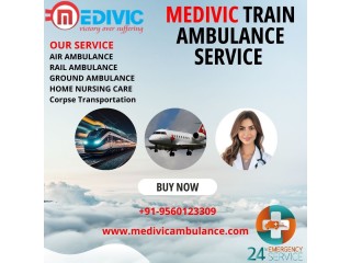 Medivic is Transferring the Unfit to Hospitals in a Safe Train Ambulance in Indore