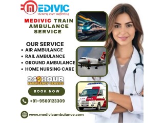Medivic Act Without Pause during Transit in Raipur in its Train Ambulance
