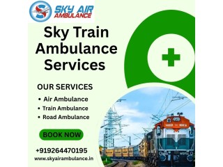 Now book the most reliable Sky Train Ambulance service in Gorakhpur which has a team of skilled doctors and nurses.