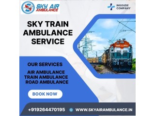 Now book Sky Train Ambulance Services in Jabalpur and provide safe transportation to patients at affordable prices