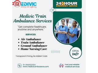 Medivic conducts without Pause during transportation in Ranchi in its Train Ambulance