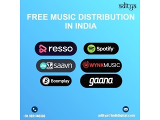 Top company for free music distribution in India