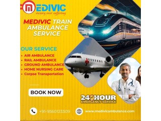 Pick Medivic Train Ambulance Service in Jabalpur With Proper Expert Medical Staff